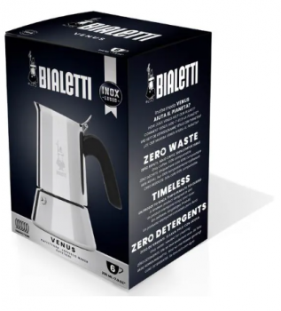 Bialetti Espressokocher Venus 6 Tassen, Silber