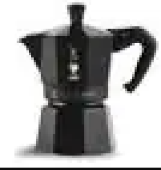 Bialetti Espressokocher Moka Express 6 Tassen, Schwarz