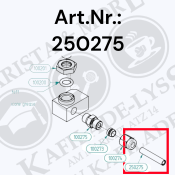 Rohr 6x1 gerade 33.5, Lo=33.5