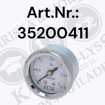 MANOMETER FÜR ERHITZER ø 39 mm 0÷3bar
