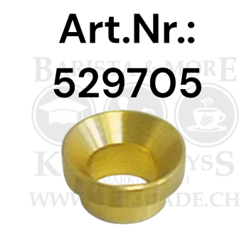 Buchse D1 ø 8,5mm D2 ø 12mm H 6mm Messing ID ø 7mm