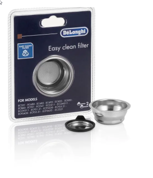 Siebträgereinsatz für 2 Tassen - EasyClean Filter [DeLonghi]