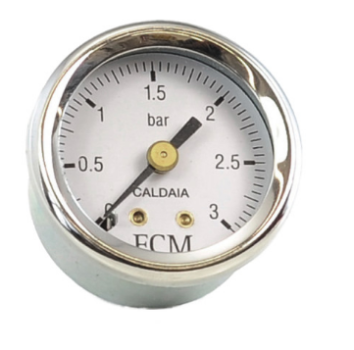 Manometer ø39 mm 0÷3 bar [ECM Baureihe 3 und 4 mit Logo]