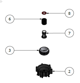 O-Ringe für Wassertank Ventil
