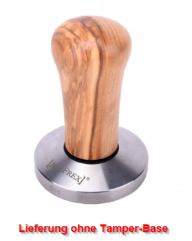 Tamper Griff Olivenholz kurz