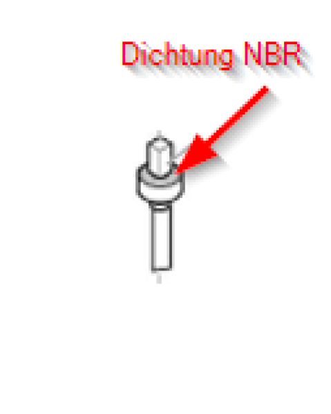 Flachdichtung NBR ø 13x4x4 mm 70SH