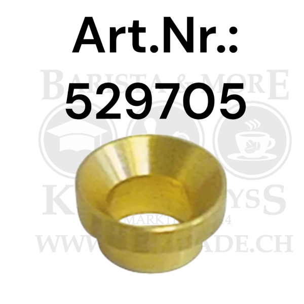Buchse D1 ø 8,5mm D2 ø 12mm H 6mm Messing ID ø 7mm