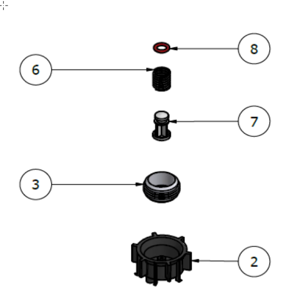 O-Ringe für Wassertank Ventil