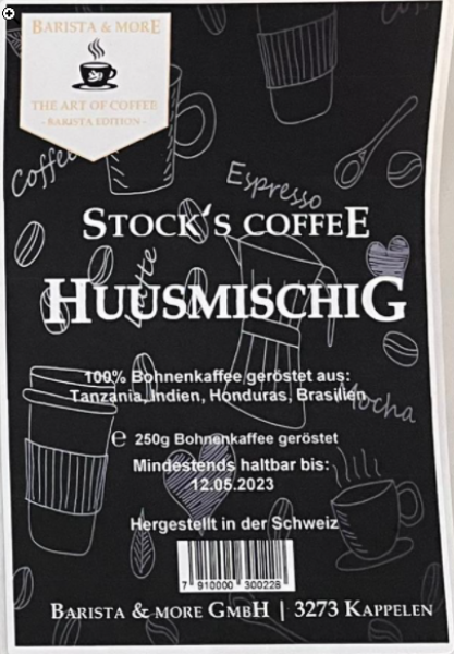 Stock's TRIO  -- 3x 250g Bohnenkaffee