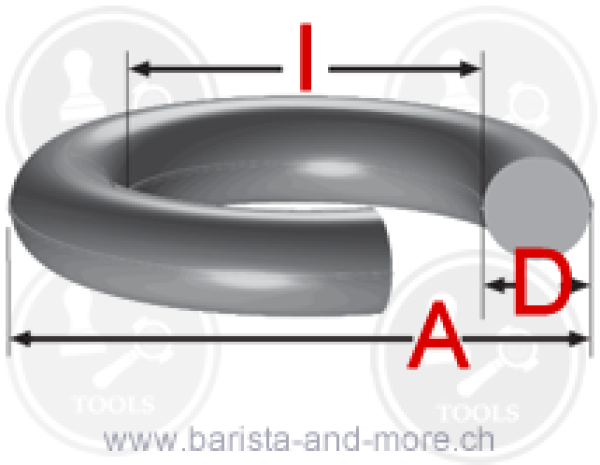 O-Ring Viton [NBR70 | D=6 mm - I = 4mm]