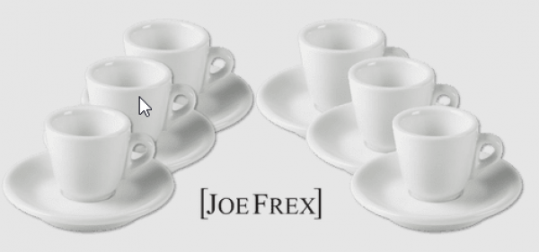 JoeFrex Espresso Tassen 6er Set